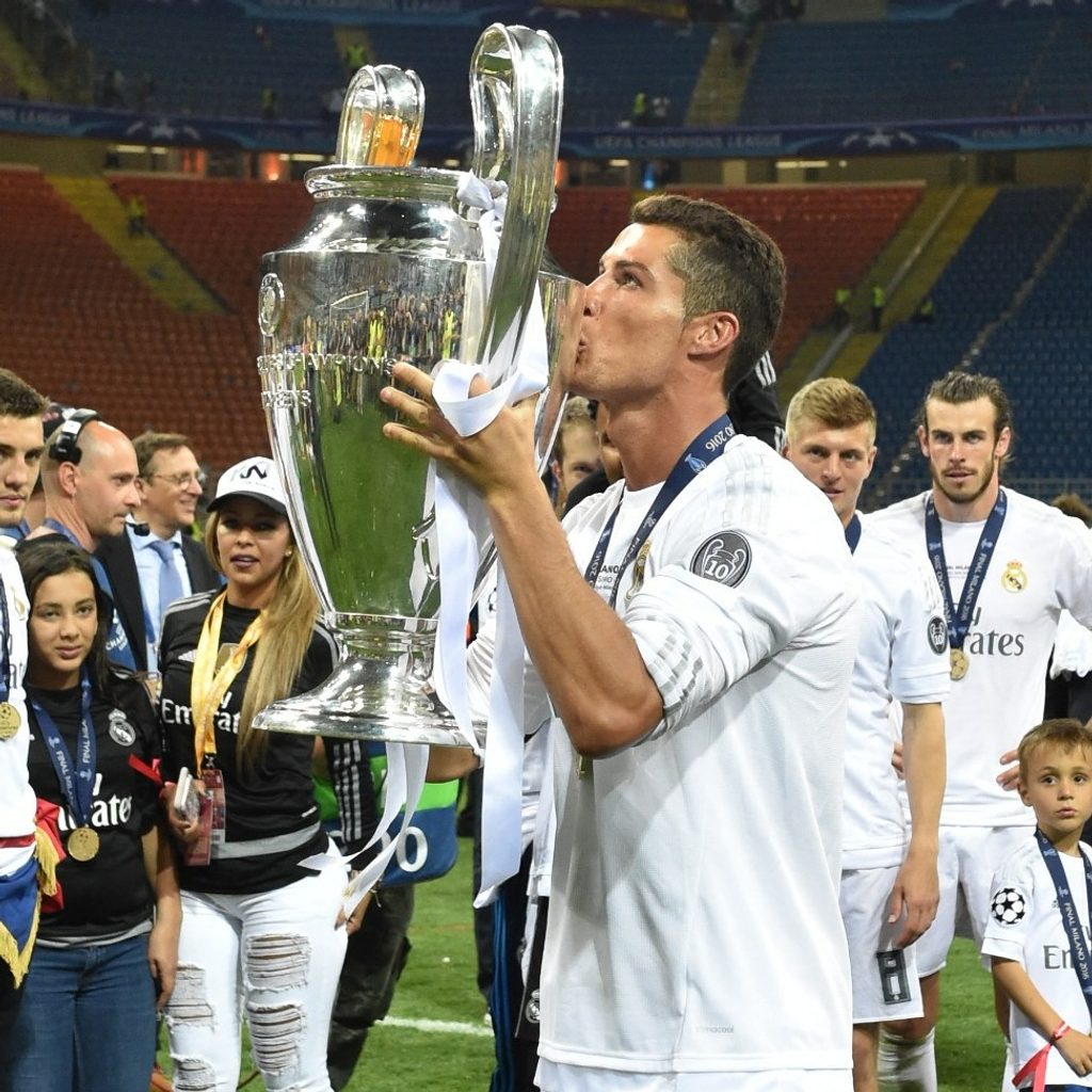 Most UEFA Champions League titles won by a player: Cristiano