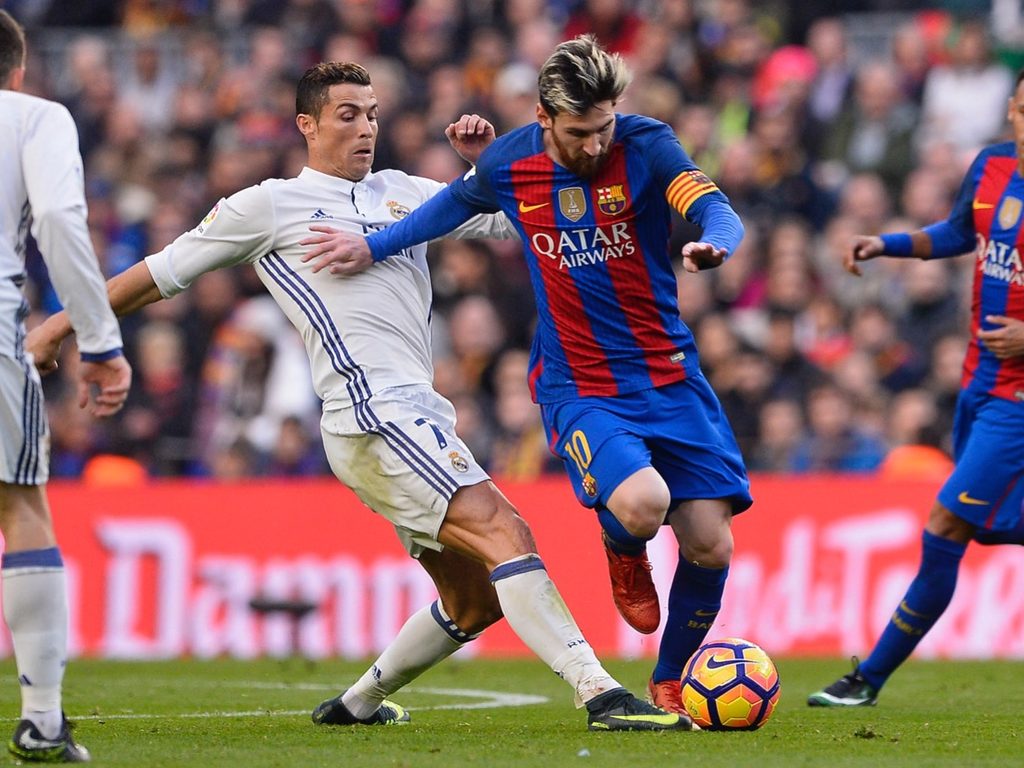 Lionel Messi and Cristiano Ronaldo both score in thrilling